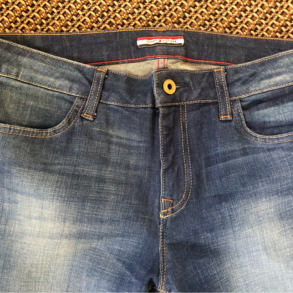 🩵2/$20 MIX& MATCH 🔵Tommy Hilfiger Crop Denim Jeans - Picture 3 of 11